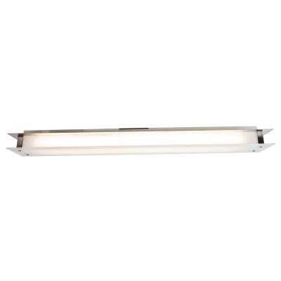 Vision - Two Light Wall Fixture - Brushed Steel