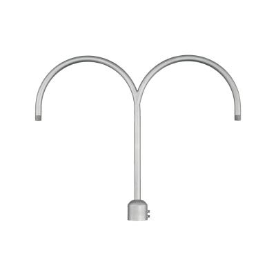 Two Light Post Adapter - Galvanized