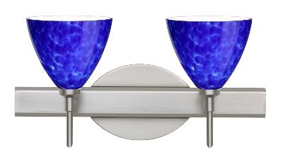 Two Light Wall Sconce - Satin Nickel