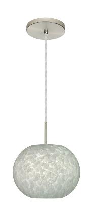 Besa - 1JT-477619-SN - Luna - One Light Pendant - Satin Nickel