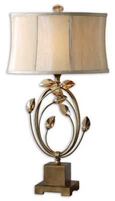 One Light Table Lamp - Burnished Gold