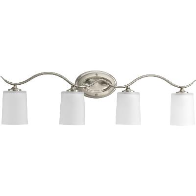 Progress Lighting - P2021-09 - Inspire - Four Light Bath - Brushed Nickel