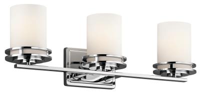 Kichler - 5078CH - Hendrik - Three Light Bath - Chrome