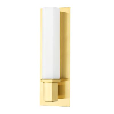 One Light Bath Bracket - Aged Brass