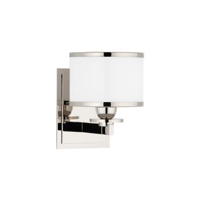 One Light Bath Bracket - Polished Nickel