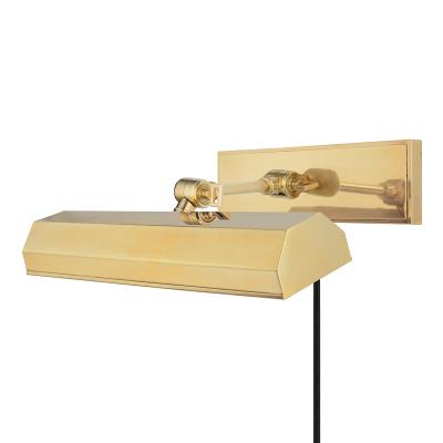 Hudson Valley - 7016-AGB - Woodbury - Two Light Picture Light With Plug - Aged Brass