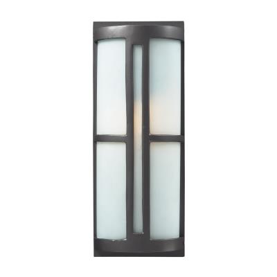 One Light Outdoor Wall Sconce - Graphite