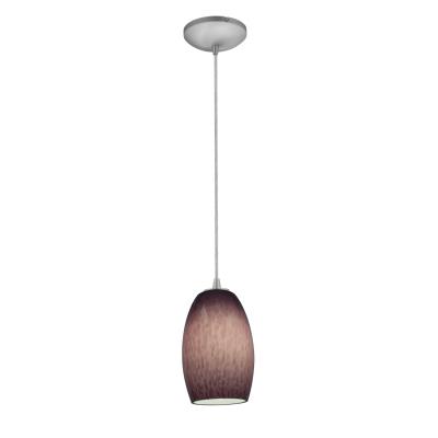 Chianti - One Light Pendant - Brushed Steel