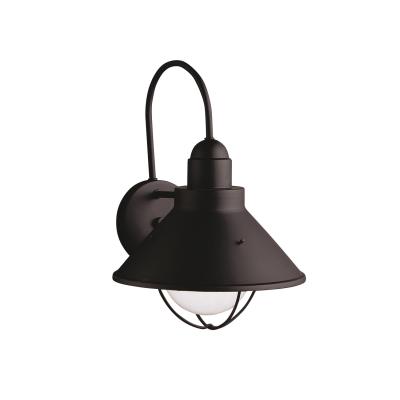 Starlight Lighting Kichler Canada Seaside One Light Outdoor Wall Mount Black