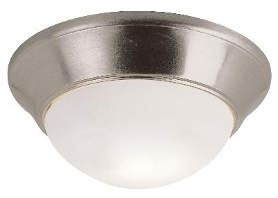 Two Light Flushmount - Brushed Nickel