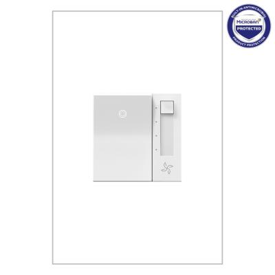 Legrand - AAFN4S16AW4 - adorne - Paddle Fan Speed Control Switch with Microban - White