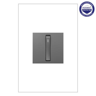 Legrand - ASWR1532M4 - adorne - Whisper Switch with Microban - Magnesium