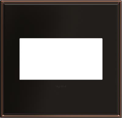 Legrand - AWC2GOB4 - adorne - Two-Gang Screwless Wall Plate - Oil Rubbed Bronze