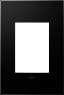 Legrand - AWP1G3GR4 - adorne - One-Gang-Plus Screwless Wall Plate with Microban - Graphite