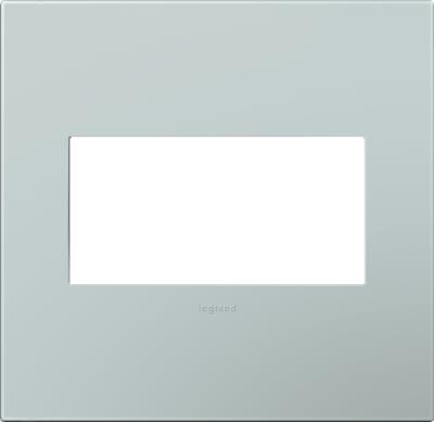 Legrand - AWP2GBL4 - adorne - Two-Gang Screwless Wall Plate with Microban - Pale Blue