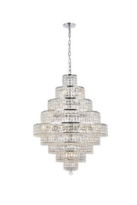 Elegant Lighting - 2039D30C/RC - Maxime - 20 Light Chandelier - Chrome