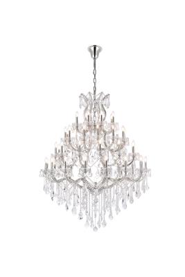 Elegant Lighting - 2800G46C/RC - Maria Theresa - 49 Light Chandelier - Chrome