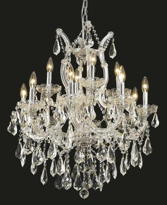 Elegant Lighting - 2801D27C/RC - Maria Theresa - 13 Light Chandelier - Chrome