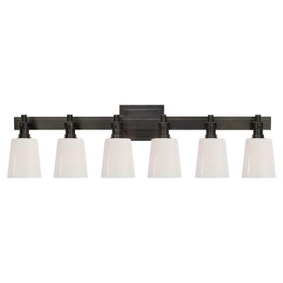 Six Light Linear Bath Sconce