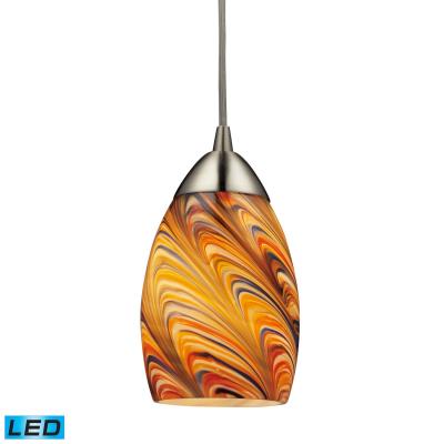 LED Mini Pendant - Satin Nickel