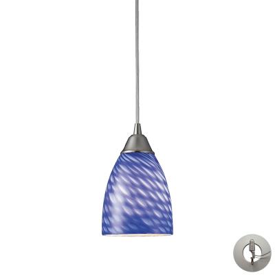 One Light Mini Pendant - Satin Nickel