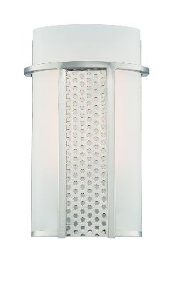 LED Wall Sconce - Satin Platinum