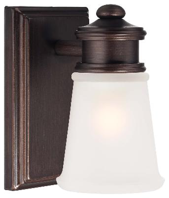 Minka-Lavery - 4531-267B - One Light Bath - Dark Brushed Bronze (Painted)