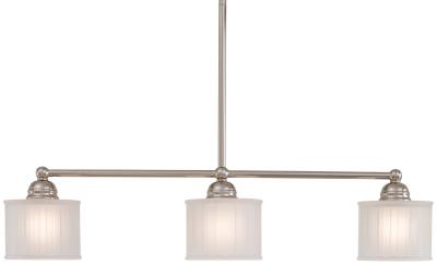 Minka-Lavery - 1730 Series - Three Light Island Pendant - Polished Nickel