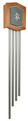 4 Tube Long Decorative - Pewter