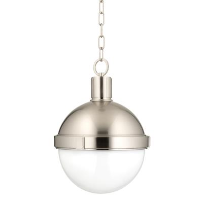 One Light Pendant - Satin Nickel