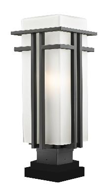 One Light Outdoor Pier Mount - Outdoor Rubbed Bronze