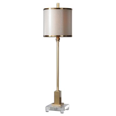 One Light Buffet Lamp - Brushed Brass