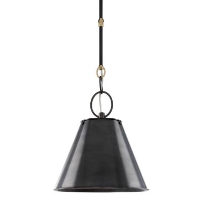 One Light Pendant - Distressed Bronze