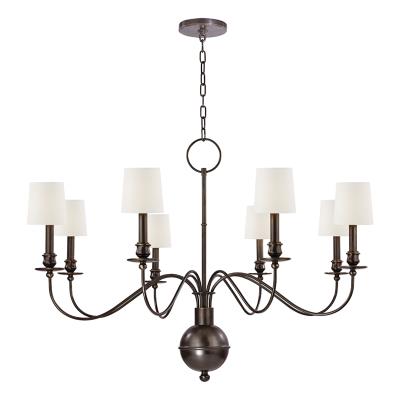 Eight Light Chandelier - Old Bronze