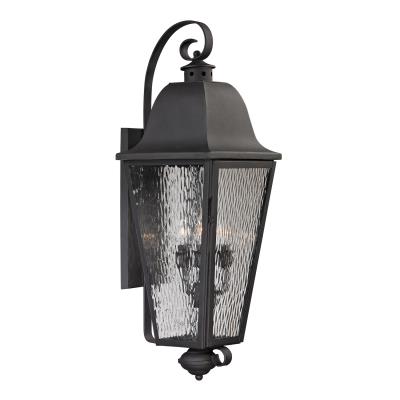 ELK Home - 47103/4 - Forged Brookridge - Four Light Outdoor Wall Sconce - Charcoal