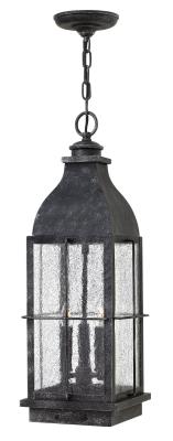 Hinkley - 2042GS - Bingham - LED Hanging Lantern - Greystone