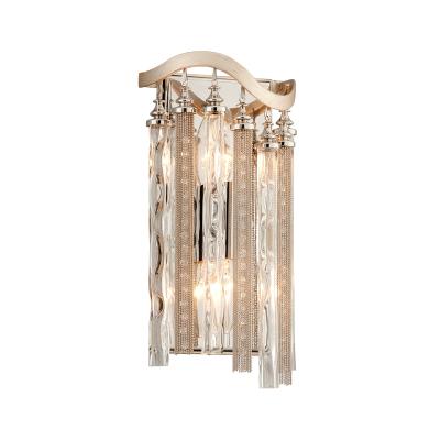 Two Light Wall Sconce - Tranquility Silver Leaf