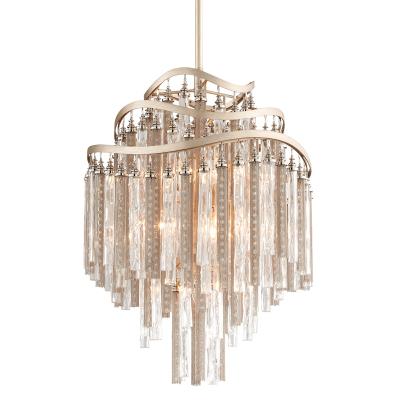 Seven Light Chandelier - Tranquility Silver Leaf