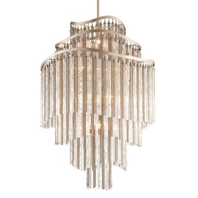 18 Light Chandelier - Tranquility Silver Leaf