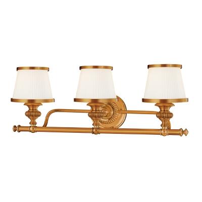 Three Light Bath Bracket - Flemish Brass