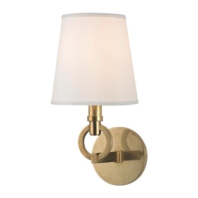 One Light Wall Sconce - Aged Brass