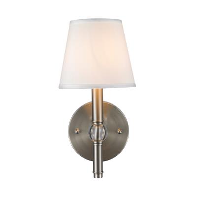 Golden - 3500-1W PW-CWH - Waverly PW - One Light Wall Sconce - Pewter