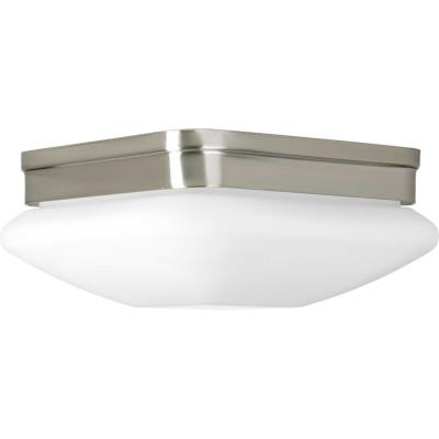 Progress Lighting - P3549-09 - Appeal - Opal - Two Light Flush Mount - Brushed Nickel