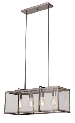 Four Light Pendant - Brushed Nickel