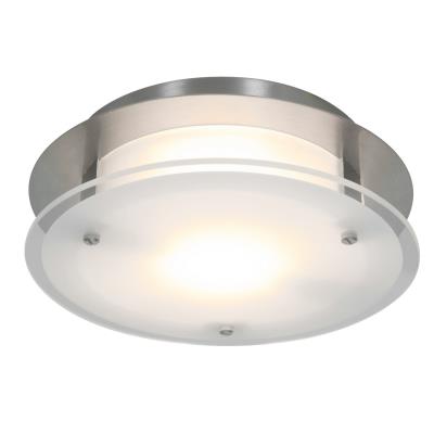 Vision Round - LED Flush Mount - Brushed Steel