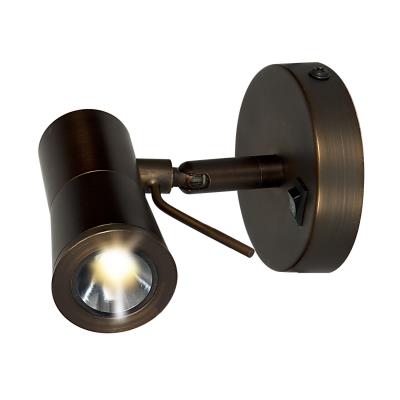 Cyprus 2 - LED Plug-In Headboard Lamp - Bronze