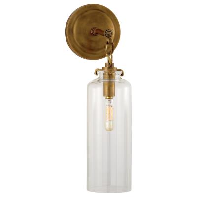 VIS TOB 2225HAB/G3-CG Visual Comfort Signature One Light Wall Sconce Hand-Rubbed Antique Brass - Katie Cylider (1) 40.00W C11 Bulbs Not Included 5.00IN W X 16.25IN H