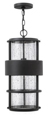 LED Hanging Lantern - Satin Black