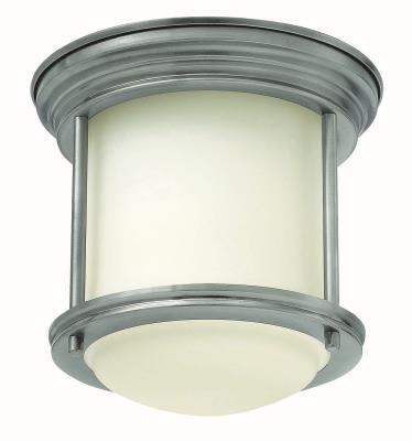 One Light Flush Mount - Antique Nickel