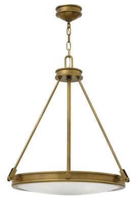 Hinkley - 3384HB - LED Pendant - Heritage Brass